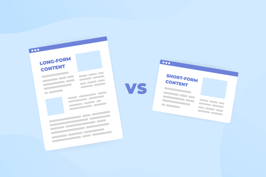 long-form vs short-form content